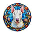 English Bull Terrier Glass Suncatcher Worktop Saver